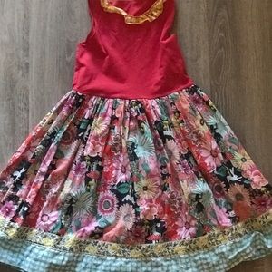 Matilda Jane Platinum Alice in Wonderland Dress 8